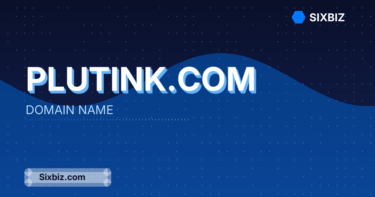 plutink.com - Premium Domain Name For Sale