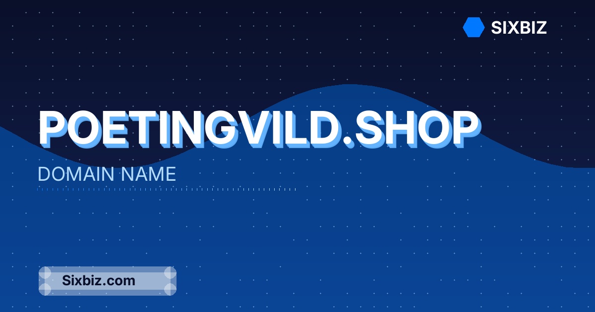 poetingvild.shop - Premium Domain Name For Sale