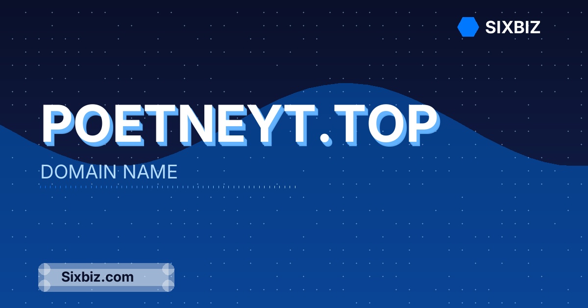 poetneyt.top - Premium Domain Name For Sale