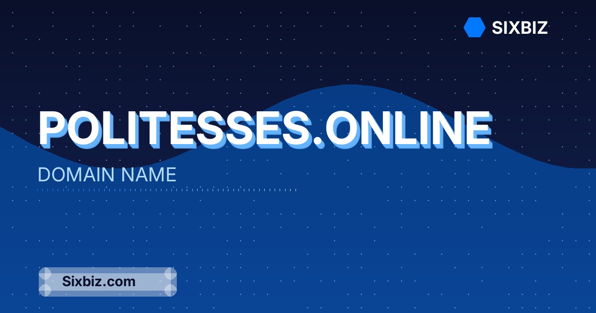 politesses.online - Premium Domain Name For Sale