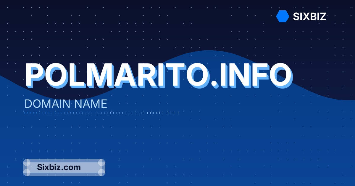 polmarito.info - Premium Domain Name For Sale
