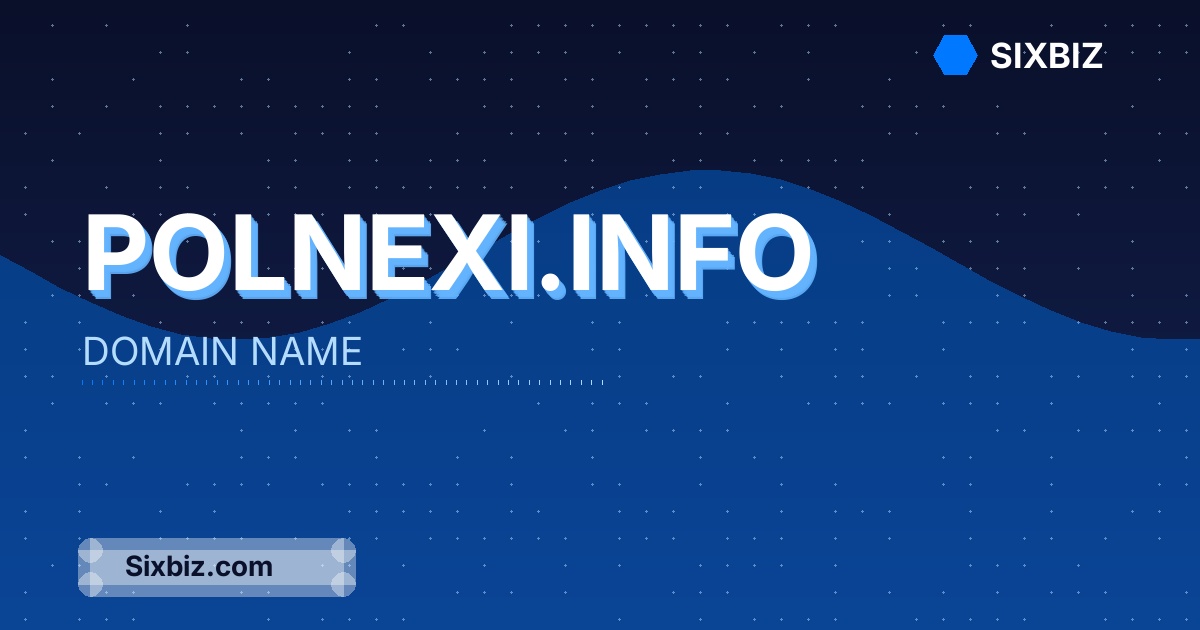 polnexi.info - Premium Domain Name For Sale