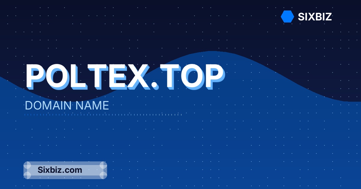 poltex.top - Premium Domain Name For Sale