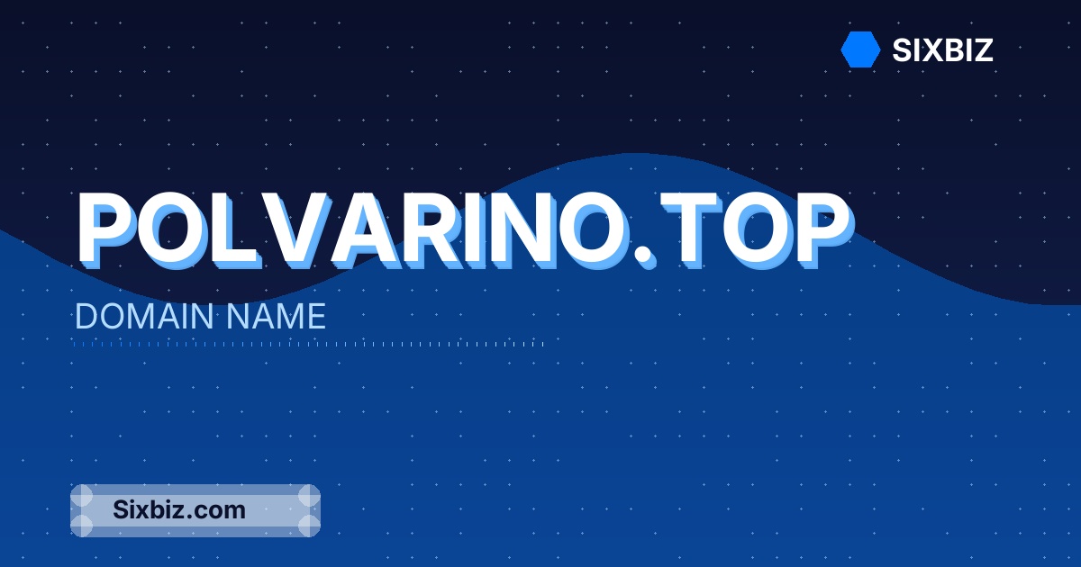 polvarino.top - Premium Domain Name For Sale