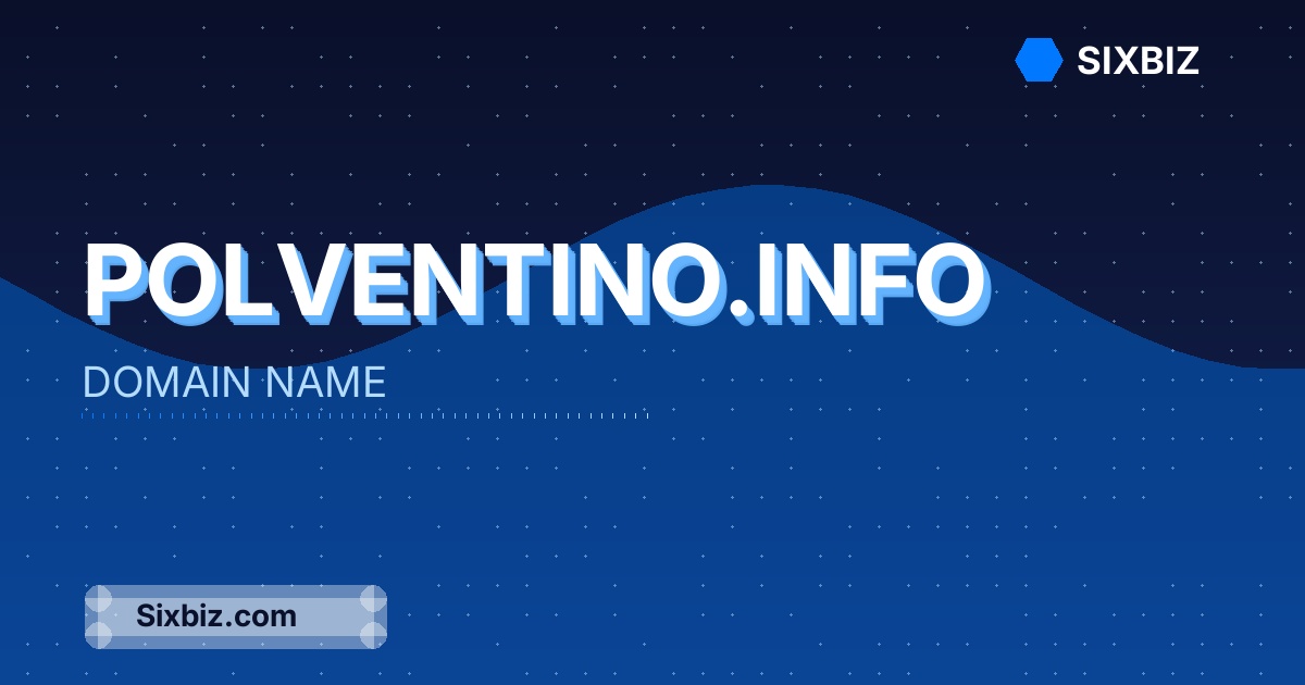 polventino.info - Premium Domain Name For Sale