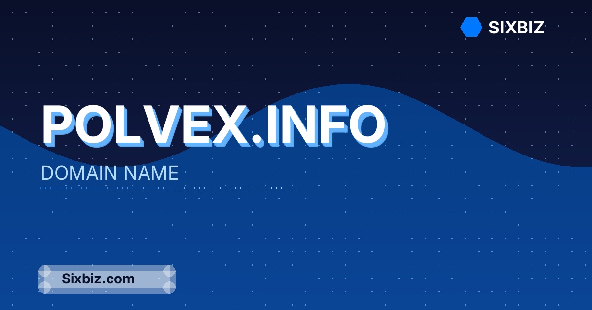 polvex.info - Premium Domain Name For Sale