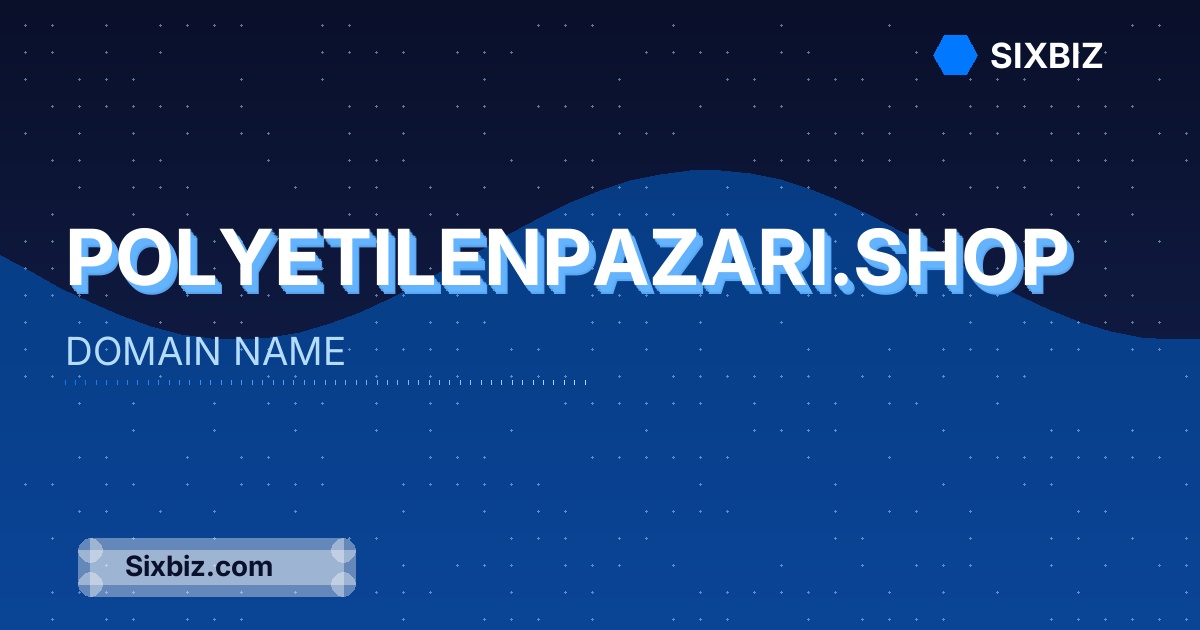 polyetilenpazari.shop - Premium Domain Name For Sale