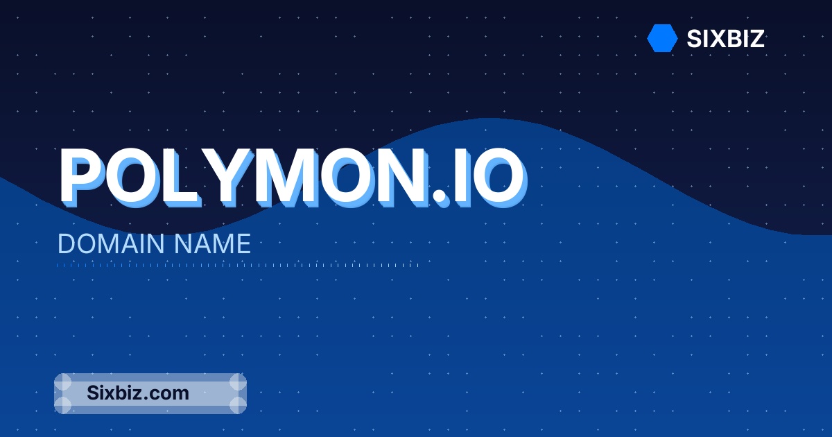 polymon.io - Premium Domain Name For Sale