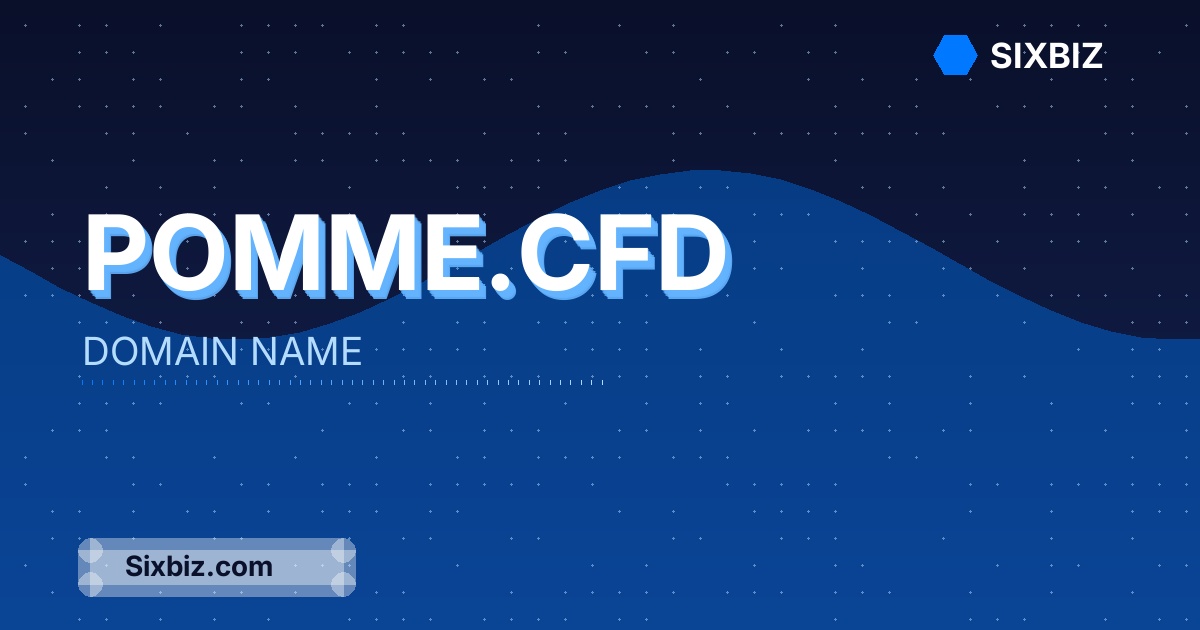 pomme.cfd - Premium Domain Name For Sale