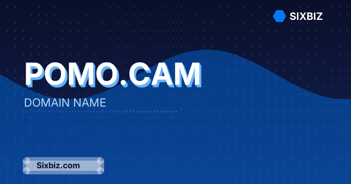 pomo.cam - Premium Domain Name For Sale