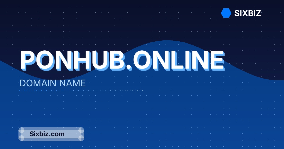 ponhub.online - Premium Domain Name For Sale