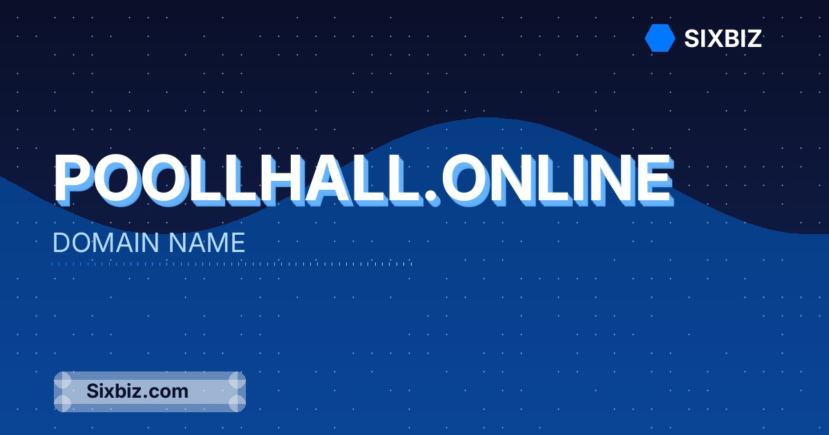 poollhall.online - Premium Domain Name For Sale
