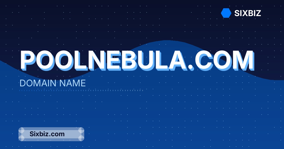 poolnebula.com - Premium Domain Name For Sale