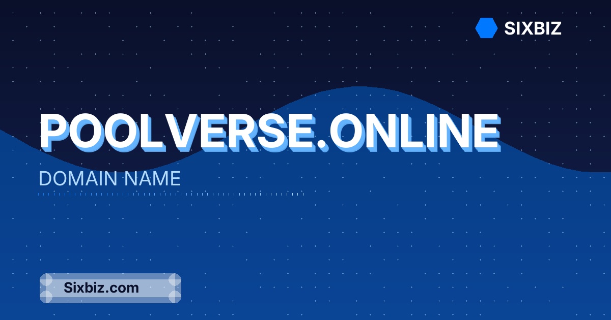 poolverse.online - Premium Domain Name For Sale