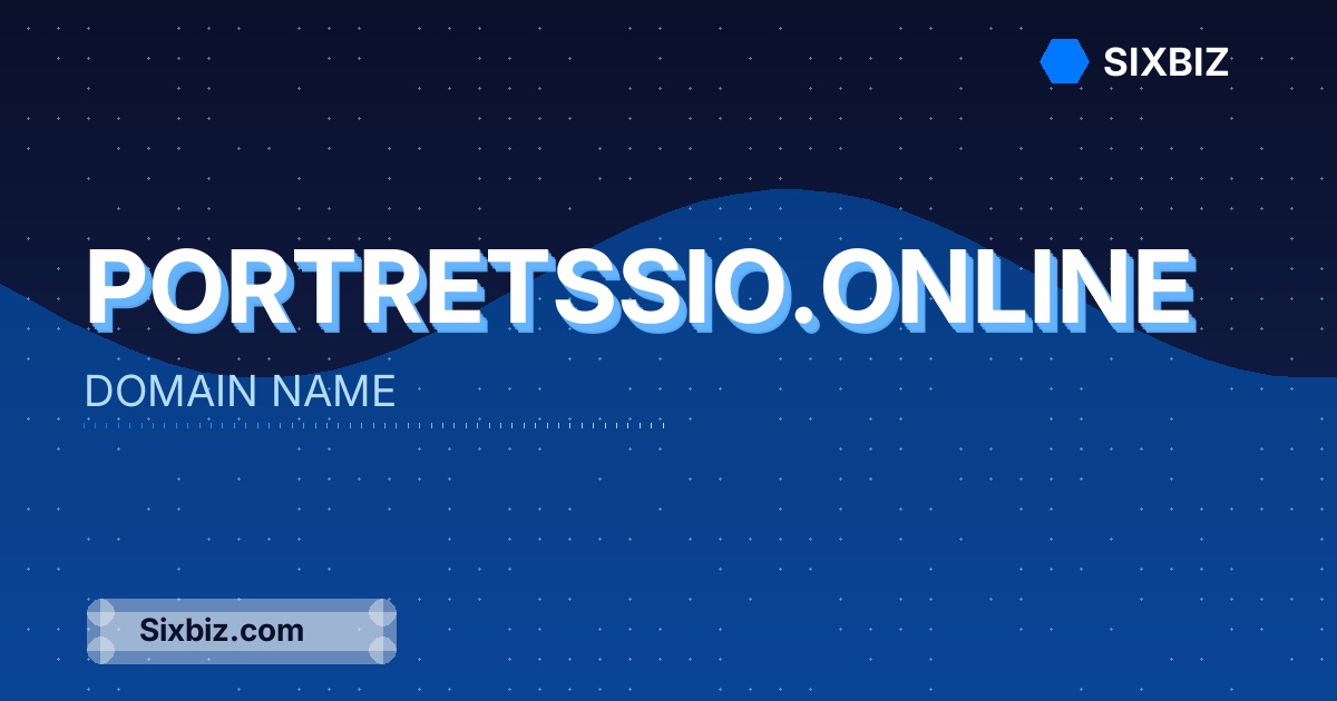 portretssio.online - Premium Domain Name For Sale
