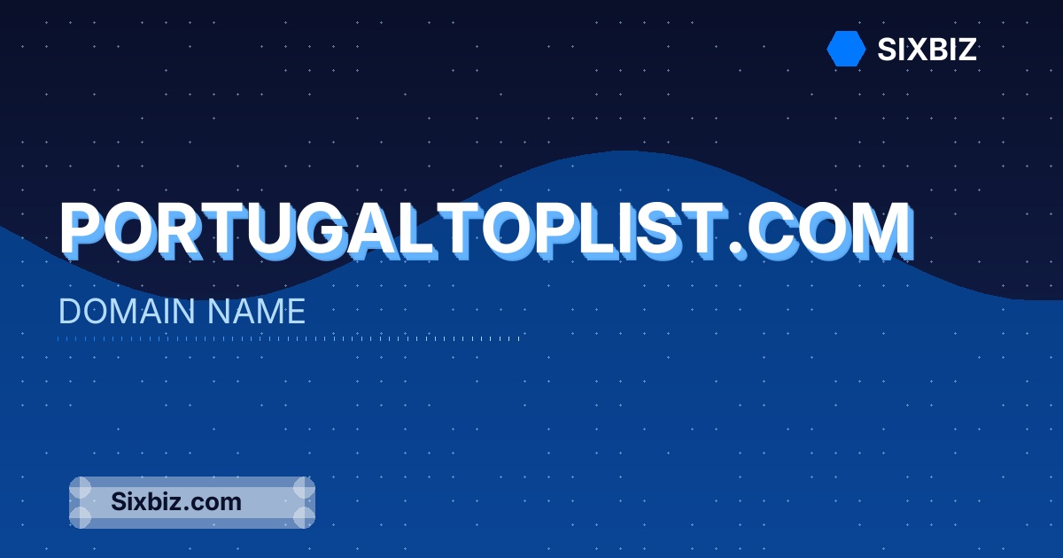 portugaltoplist.com - Premium Domain Name For Sale