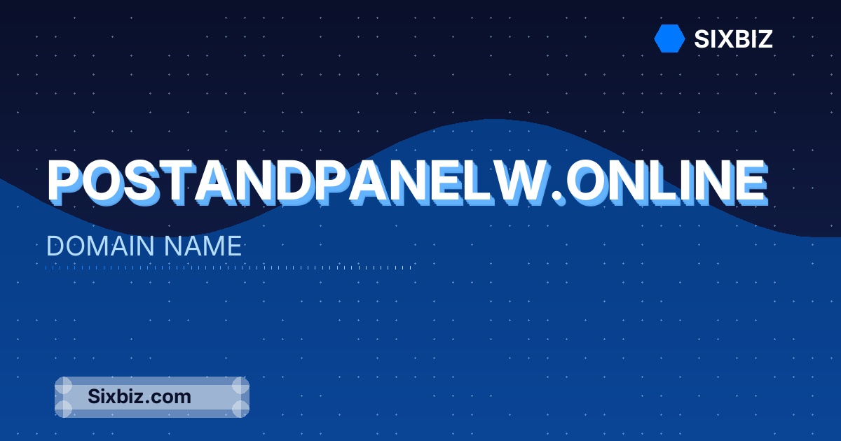 postandpanelw.online - Premium Domain Name For Sale