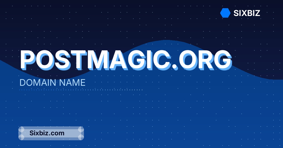 postmagic.org - Premium Domain Name For Sale
