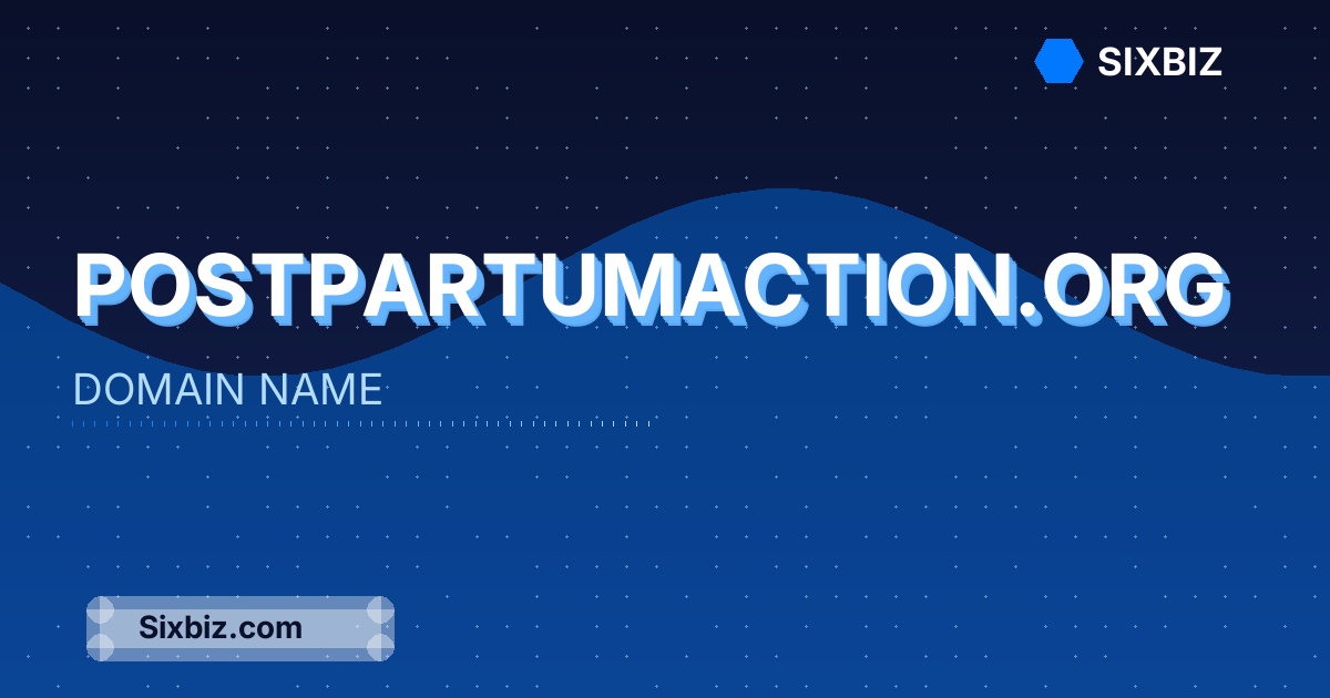 postpartumaction.org - Premium Domain Name For Sale