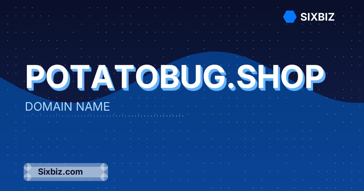 potatobug.shop - Premium Domain Name For Sale