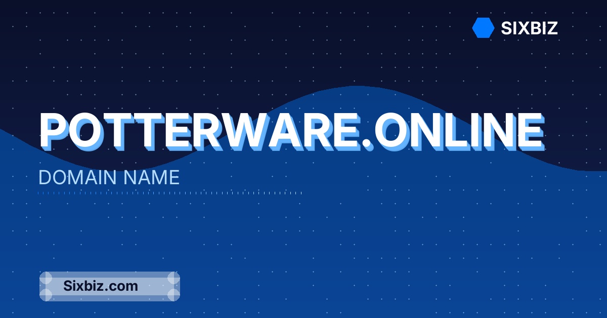 potterware.online - Premium Domain Name For Sale