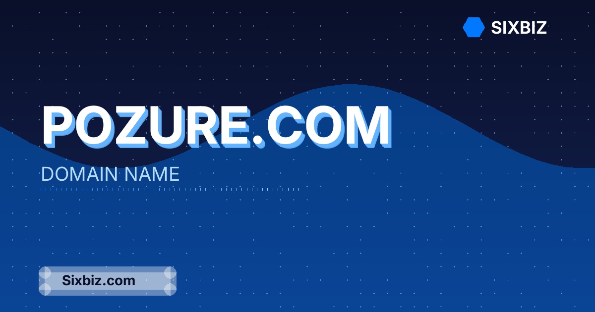 pozure.com - Premium Domain Name For Sale