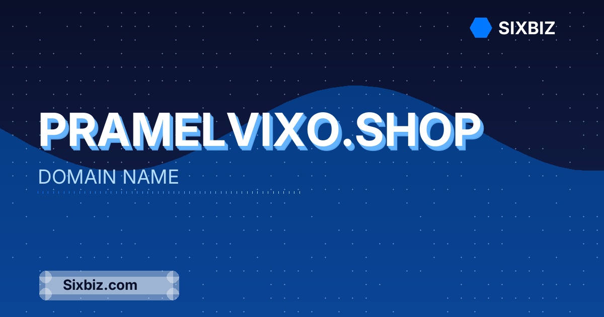 pramelvixo.shop - Premium Domain Name For Sale