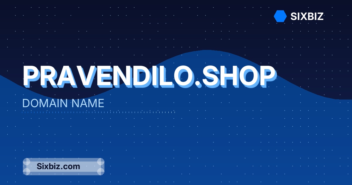 pravendilo.shop - Premium Domain Name For Sale