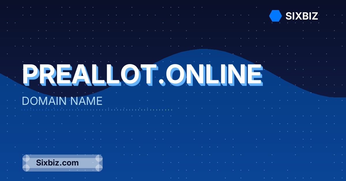 preallot.online - Premium Domain Name For Sale