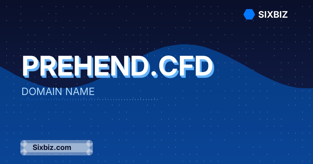 prehend.cfd - Premium Domain Name For Sale