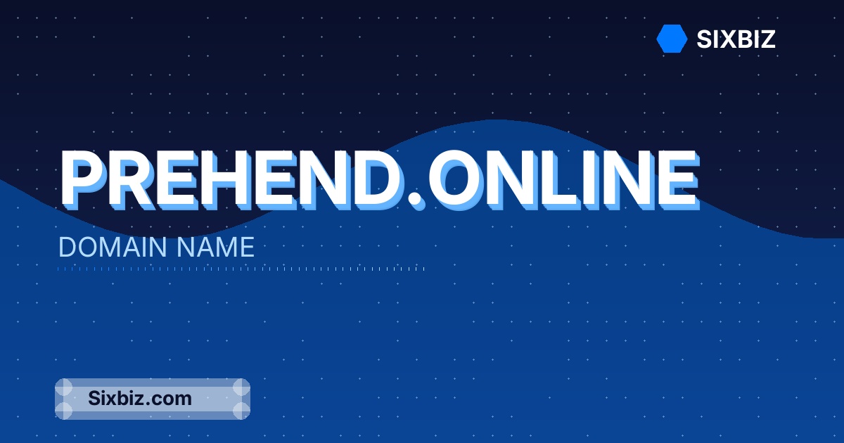 prehend.online - Premium Domain Name For Sale