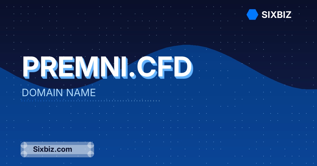 premni.cfd - Premium Domain Name For Sale
