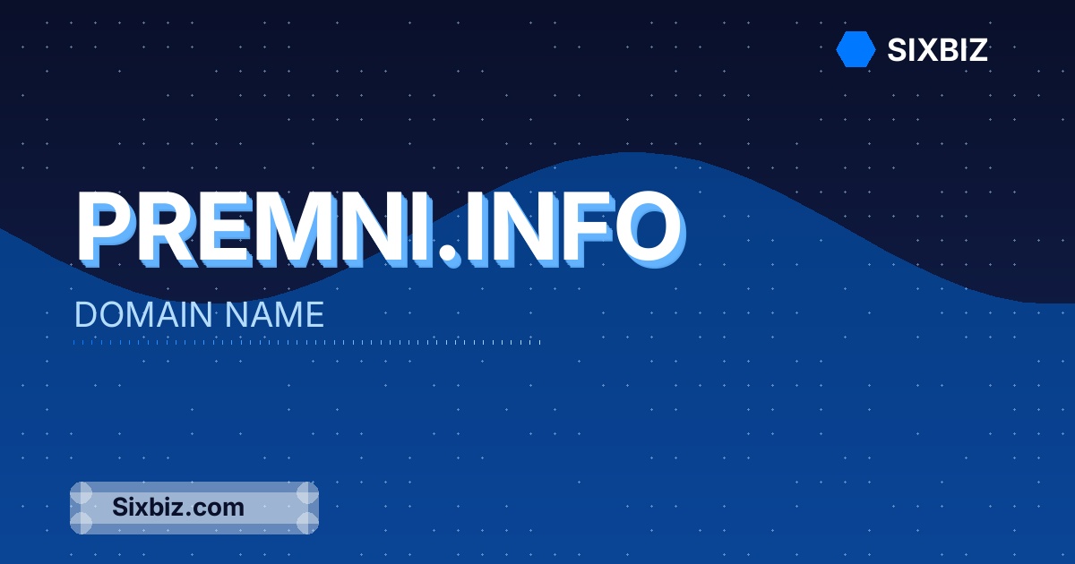 premni.info - Premium Domain Name For Sale