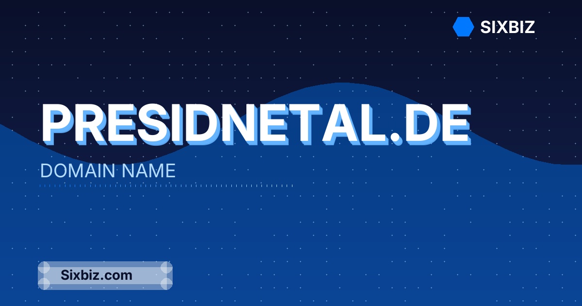 presidnetal.de - Premium Domain Name For Sale