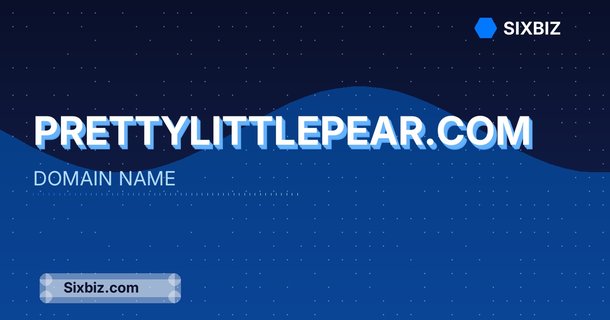 prettylittlepear.com - Premium Domain Name For Sale