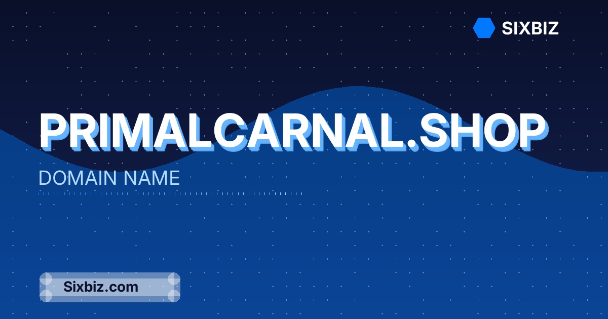 primalcarnal.shop - Premium Domain Name For Sale