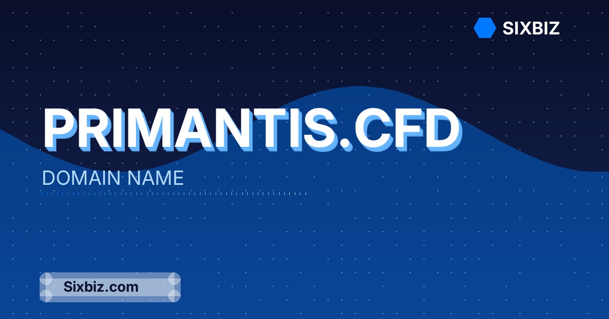 primantis.cfd - Premium Domain Name For Sale