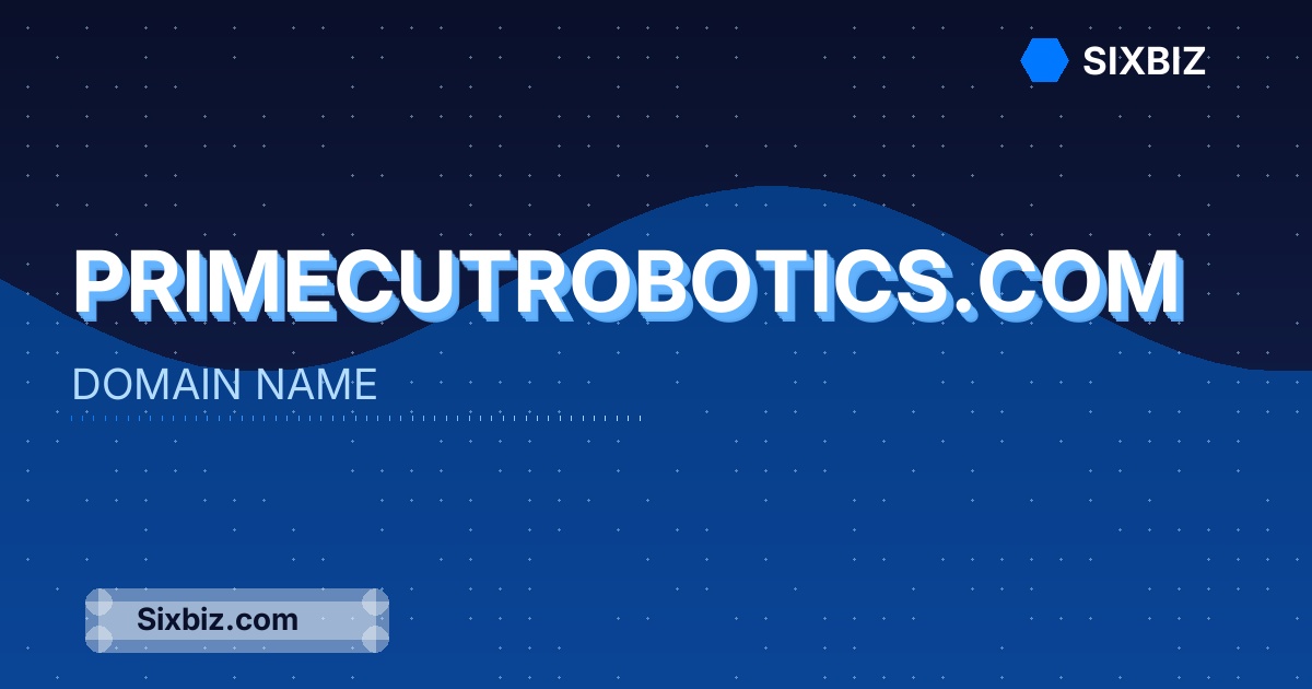 primecutrobotics.com - Premium Domain Name For Sale