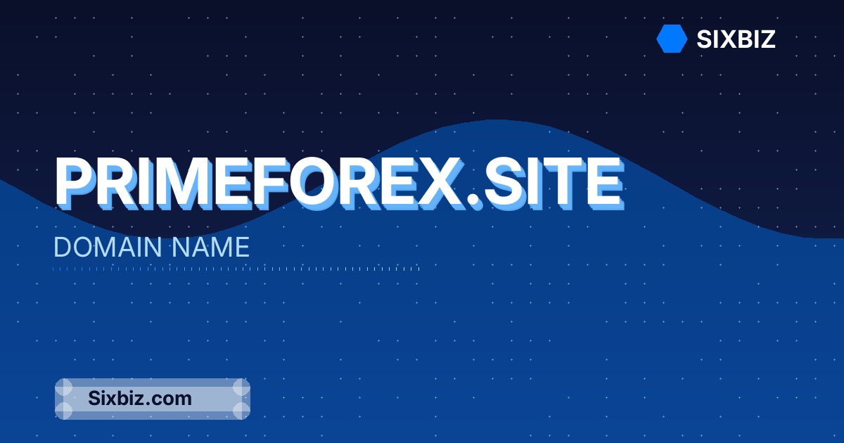 primeforex.site - Premium Domain Name For Sale