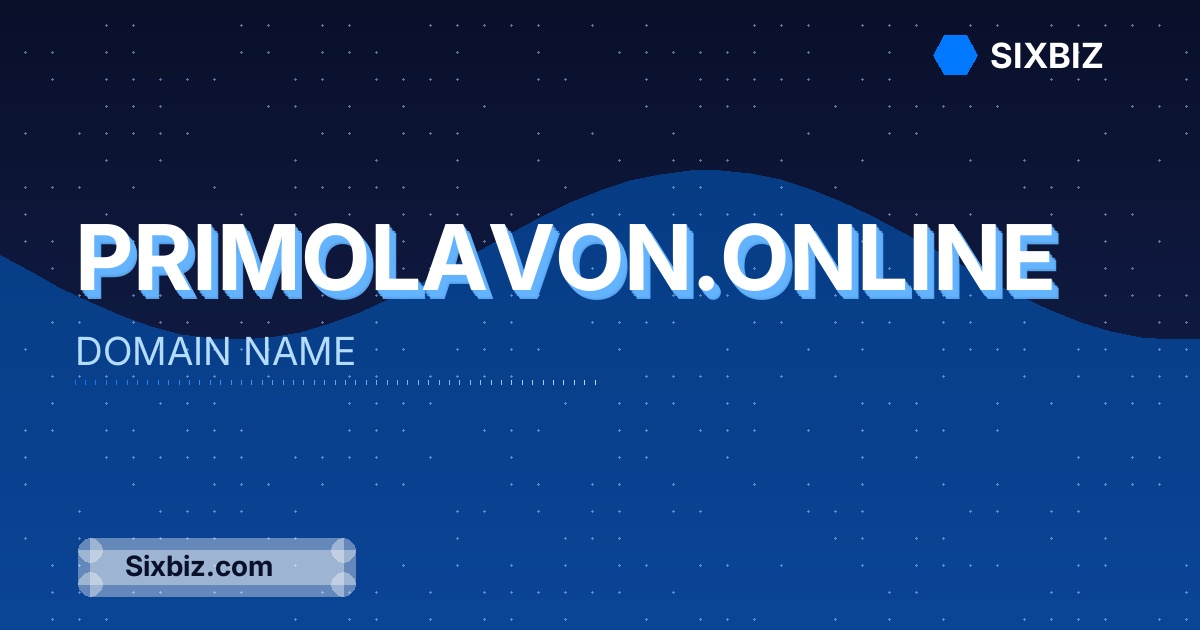 primolavon.online - Premium Domain Name For Sale
