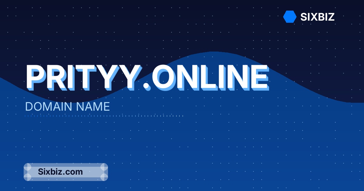 prityy.online - Premium Domain Name For Sale