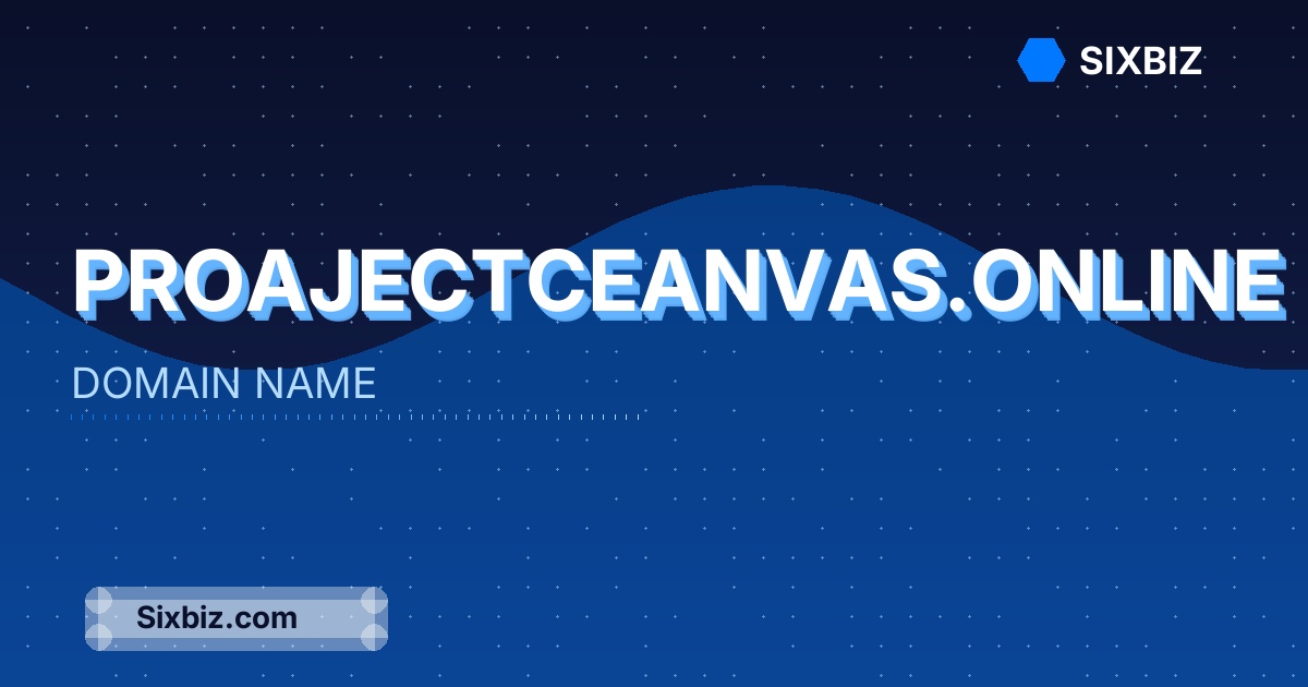 proajectceanvas.online - Premium Domain Name For Sale