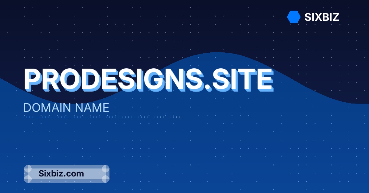 prodesigns.site - Premium Domain Name For Sale