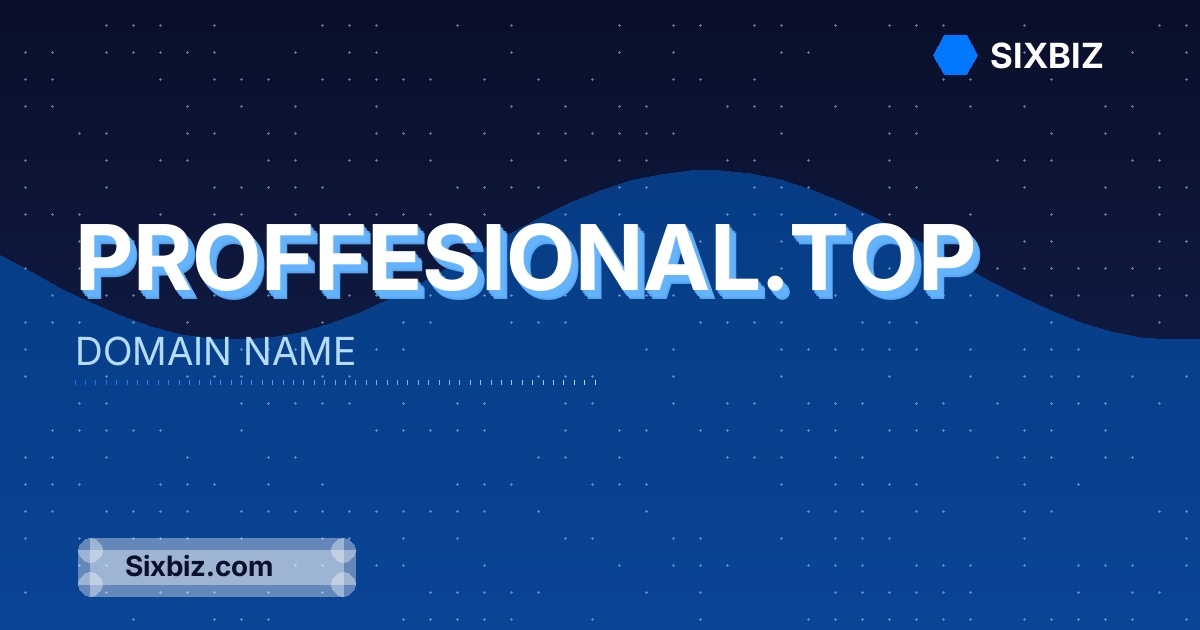 proffesional.top - Premium Domain Name For Sale